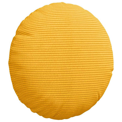 vidaXL Sitzkissen 2 pcs Helles Gelb Ø 30 cm Cordstoff