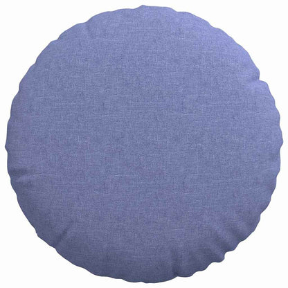 vidaXL Sitzkissen 2 pcs Jeans blau Ø40 x 13 cm Stoff