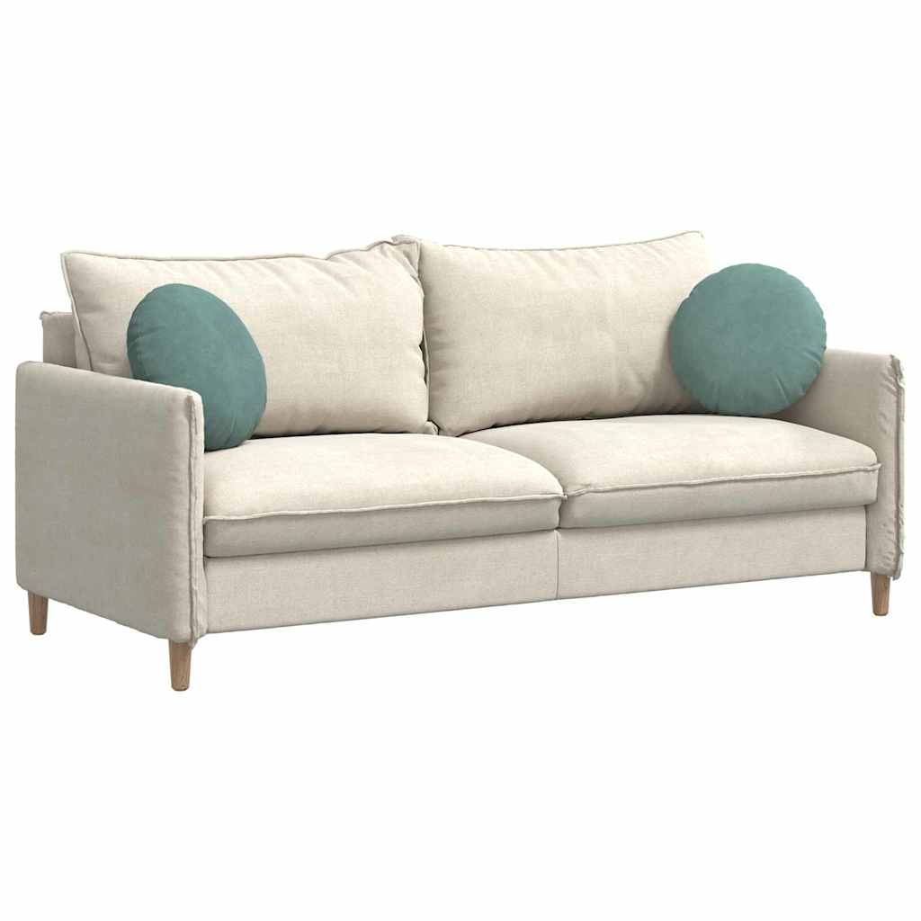 Sitzkissen 2 Stück Meergrün Ø 40 x 13 cm Samt