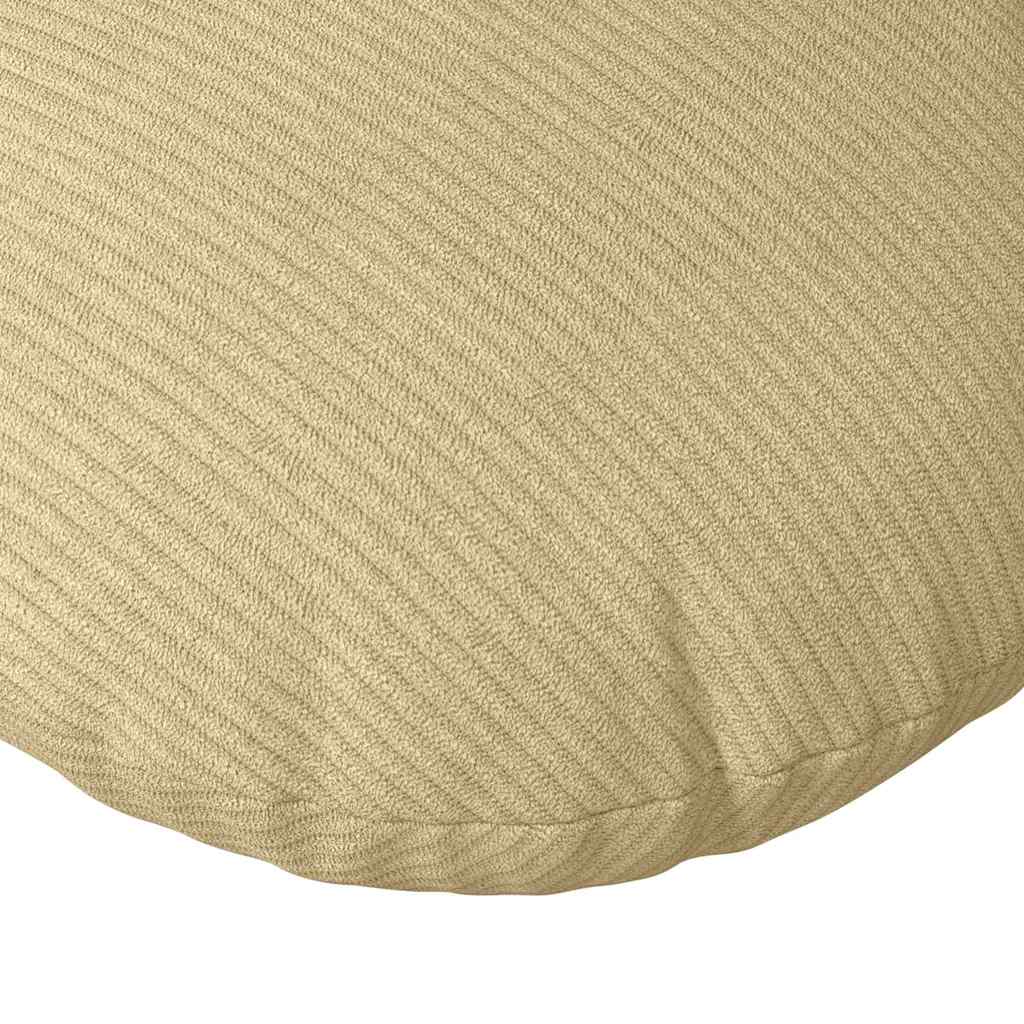 vidaXL Sitzkissen 2 pcs Grau-Grün Ø 40 cm Cordstoff