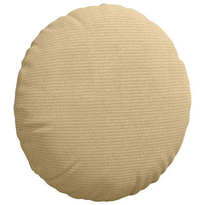 vidaXL Sitzkissen 2 pcs Grau-Grün Ø 40 cm Cordstoff