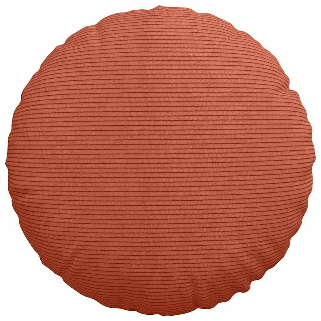 Sitzkissen 2 pcs Rot-Orange Ø 40 cm Cordstoff