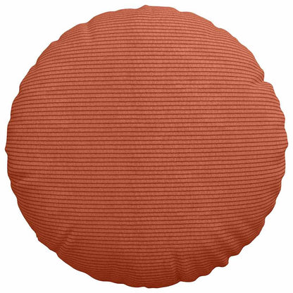 Sitzkissen 2 pcs Rot-Orange Ø 40 cm Cordstoff