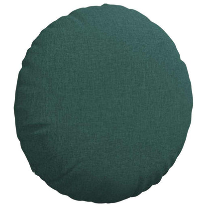 vidaXL Sitzkissen 2 pcs Dunkelgrün Ø50 x 19 cm Stoff