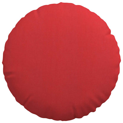 vidaXL Sitzkissen 2 pcs Rot Ø50 x 19 cm Stoff