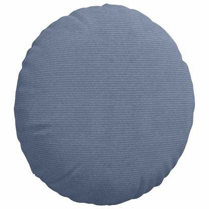 vidaXL Sitzkissen 2 pcs Blau Ø 50 cm Cordstoff
