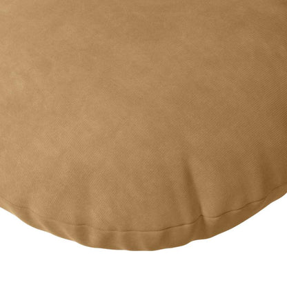 vidaXL Sitzkissen 2 Stück Braun Ø 60 x 21 cm Samt