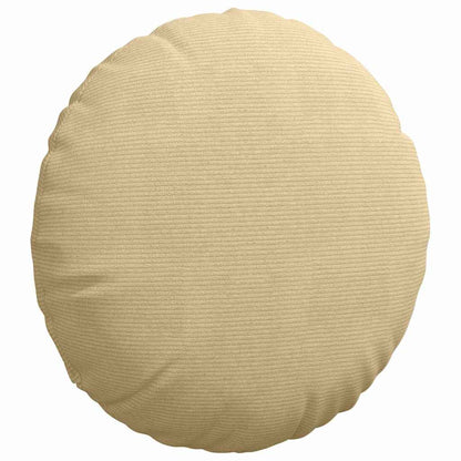 vidaXL Sitzkissen 2 pcs Grau-Grün Ø 60 cm Cordstoff