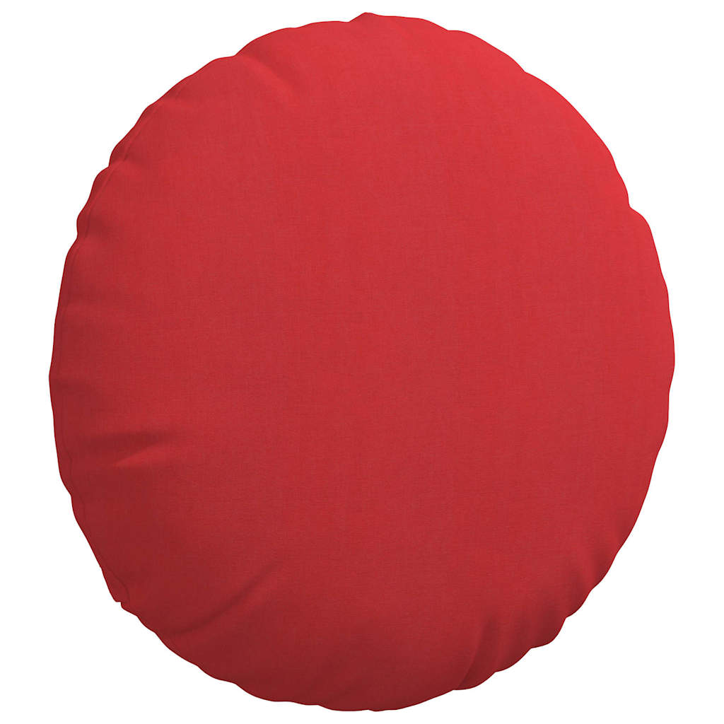 vidaXL Sitzkissen 2 pcs Rot Ø80 x 29 cm Stoff