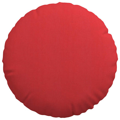 vidaXL Sitzkissen 2 pcs Rot Ø80 x 29 cm Stoff