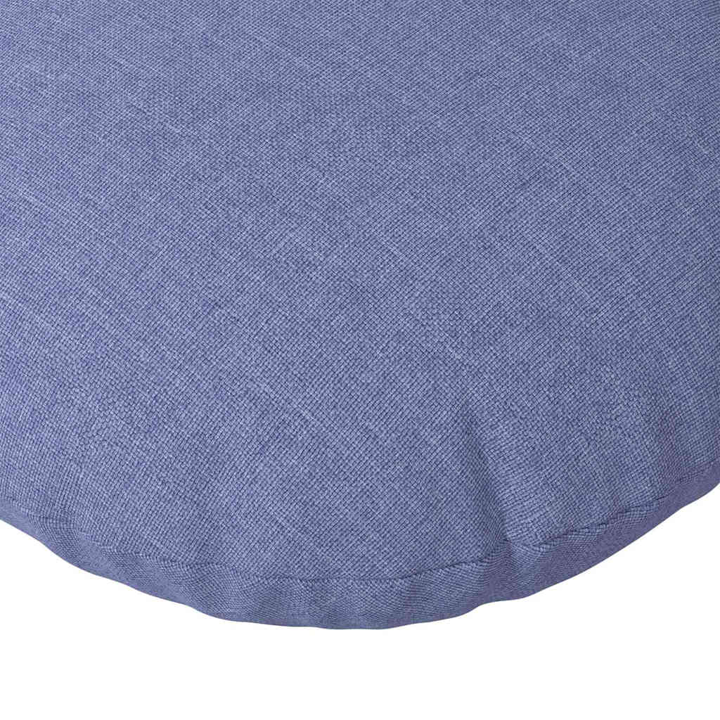 vidaXL Sitzkissen 2 pcs Jeans blau Ø80 x 29 cm Stoff