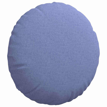 vidaXL Sitzkissen 2 pcs Jeans blau Ø80 x 29 cm Stoff
