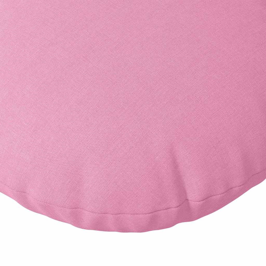 vidaXL Sitzkissen 2 pcs Rosa Ø80 x 29 cm Stoff
