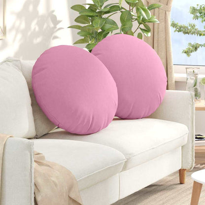 vidaXL Sitzkissen 2 pcs Rosa Ø80 x 29 cm Stoff