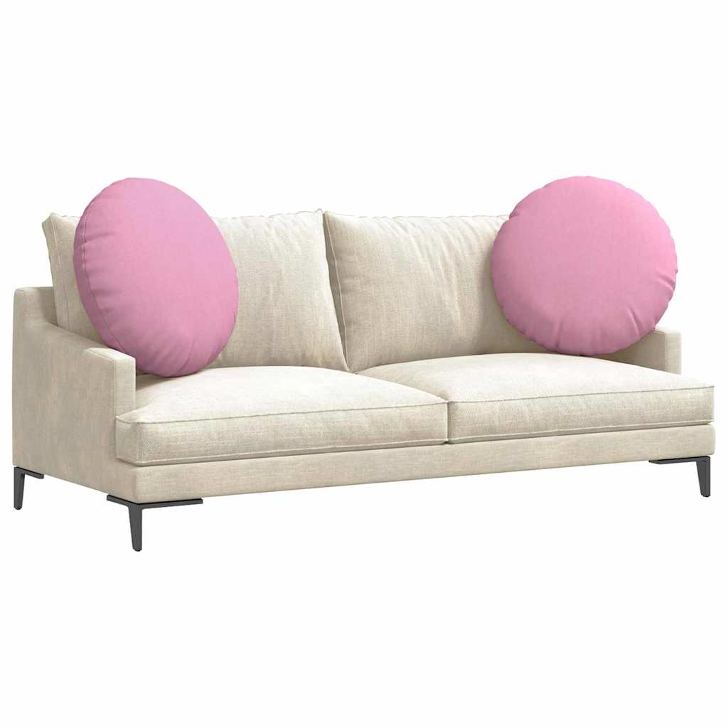 vidaXL Sitzkissen 2 pcs Rosa Ø80 x 29 cm Stoff
