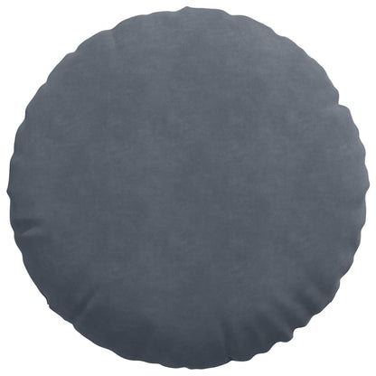 vidaXL Sitzkissen 2 Stück Dunkelgrau Ø 80 x 29 cm Samt