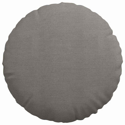 vidaXL Sitzkissen 2 pcs Hellgrau Ø 80 cm Cordstoff