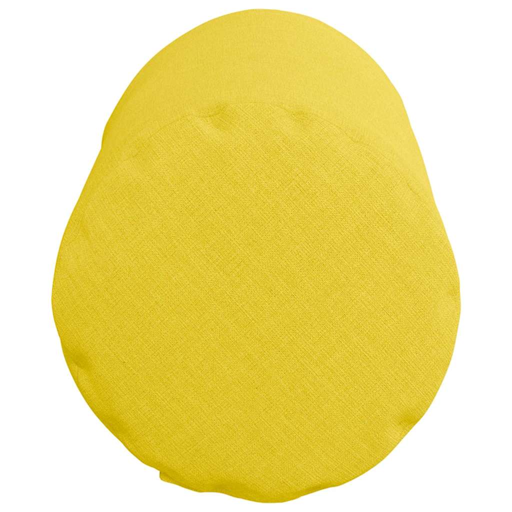 vidaXL Bolsterkissen 2 Stück Helles Gelb Ø 15 x 40 cm Stoff