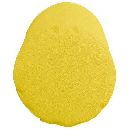 vidaXL Bolsterkissen 2 Stück Helles Gelb Ø 15 x 40 cm Stoff