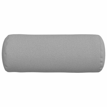 vidaXL Bolsterkissen 2 Stück Wolkengrau Ø 15 x 40 cm Stoff