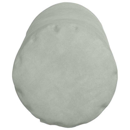 vidaXL Bolsterkissen 2 Stück Hellgrau Ø 15 x 40 cm Cordstoff