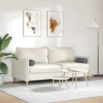 vidaXL Bolsterkissen 2 Stück Dunkelgrau Ø 15 x 40 cm Cordstoff