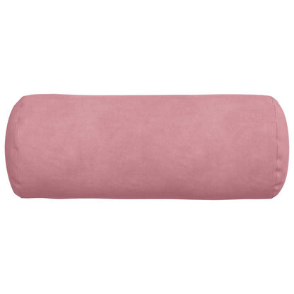 vidaXL Bolsterkissen 2 Stück Rosa Ø 15 x 40 cm Cordstoff