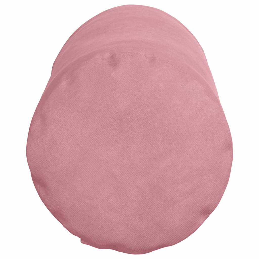 vidaXL Bolsterkissen 2 Stück Rosa Ø 15 x 40 cm Cordstoff