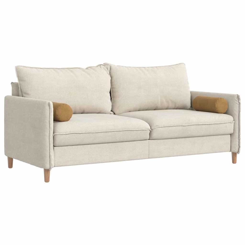 vidaXL Bolsterkissen 2 Stück Braun Ø 15 x 40 cm Cordstoff