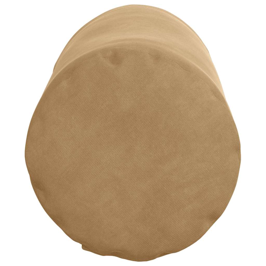 vidaXL Bolsterkissen 2 Stück Braun Ø 15 x 40 cm Cordstoff