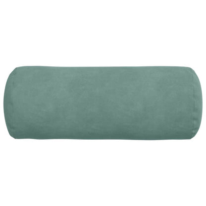 vidaXL Bolsterkissen 2 Stück Meergrün Ø 15 x 40 cm Cordstoff