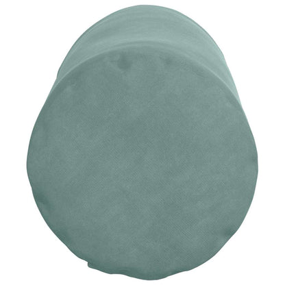 vidaXL Bolsterkissen 2 Stück Meergrün Ø 15 x 40 cm Cordstoff