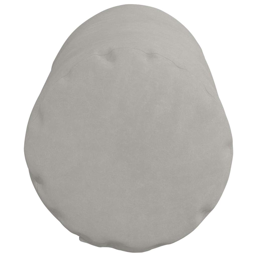 vidaXL Bolsterkissen 2 Stück Hellgrau Ø 15 x 40 cm Mikrofaserstoff