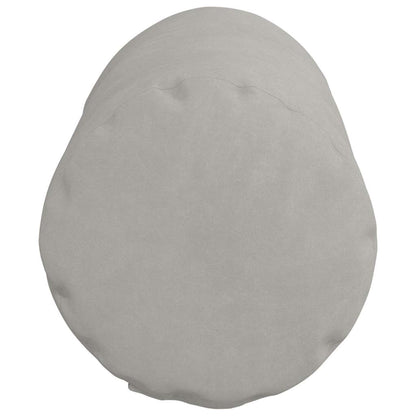vidaXL Bolsterkissen 2 Stück Hellgrau Ø 15 x 40 cm Mikrofaserstoff