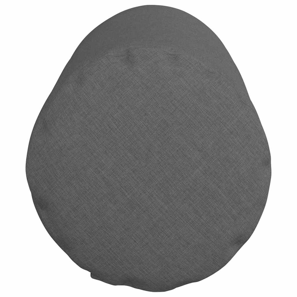 vidaXL Bolsterkissen 2 Stück Dunkelgrau Ø 25 x 70 cm Stoff