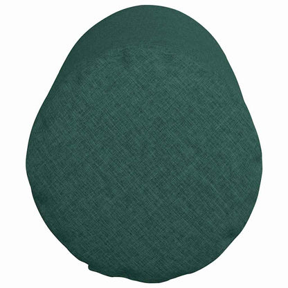 vidaXL Bolsterkissen 2 Stück Dunkelgrün Ø 25 x 70 cm Stoff