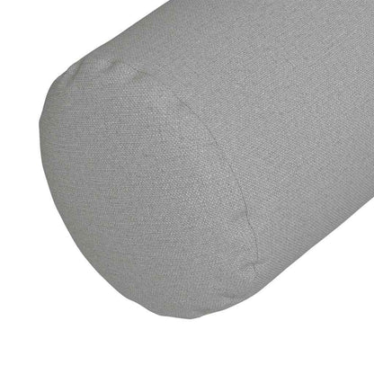 vidaXL Bolsterkissen 2 Stück Wolkengrau Ø 25 x 70 cm Stoff