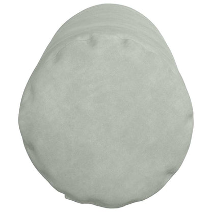 Bolsterkissen 2 Stück Hellgrau Ø 25 x 70 cm Cordstoff