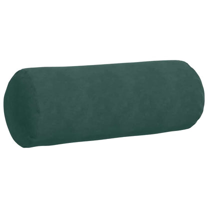 vidaXL Bolsterkissen 2 Stück Dunkelgrün Ø 25 x 70 cm Cordstoff