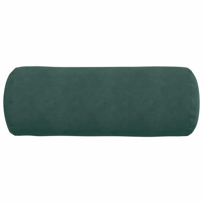vidaXL Bolsterkissen 2 Stück Dunkelgrün Ø 25 x 70 cm Cordstoff