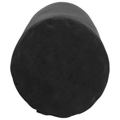 vidaXL Bolsterkissen 2 Stück Schwarz Ø 25 x 70 cm Cordstoff