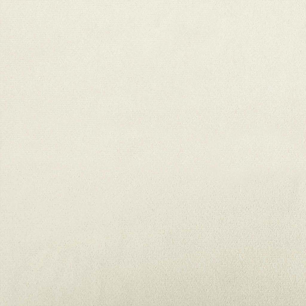 vidaXL Bolsterkissen 2 Stück Creme Ø 25 x 70 cm Cordstoff