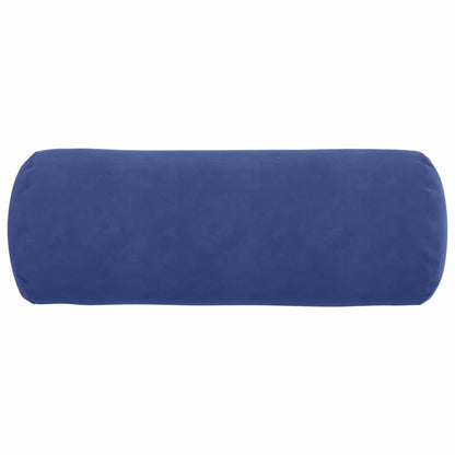 vidaXL Bolsterkissen 2 Stück Polizeiblau Ø 25 x 70 cm Cordstoff