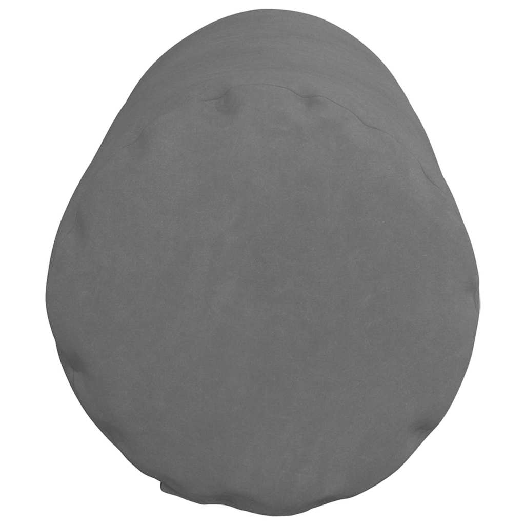 vidaXL Bolsterkissen 2 Stück Dunkelgrau Ø 25 x 70 cm Mikrofaserstoff