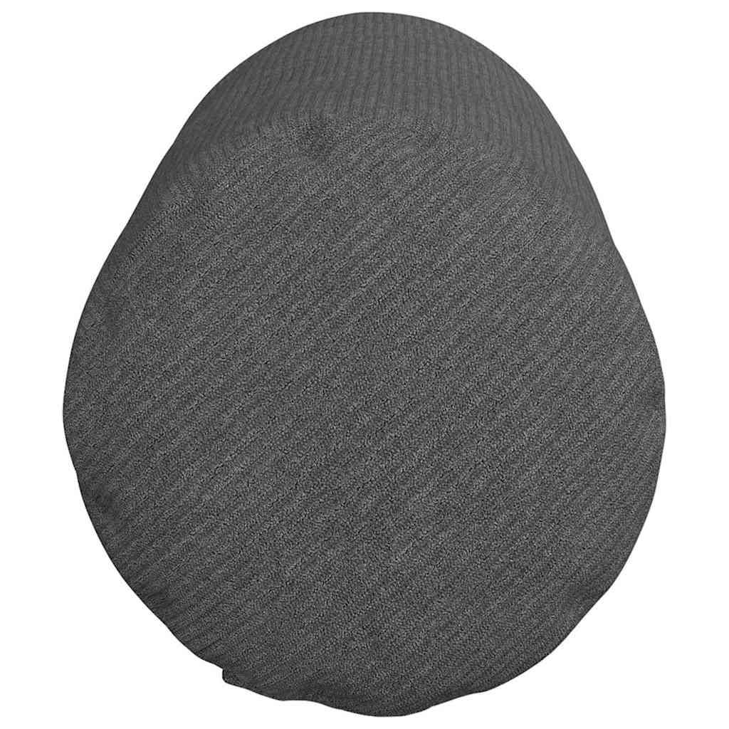 vidaXL Bolsterkissen 2 Stück Dunkelgrau Ø 25 x 70 cm Cordstoff