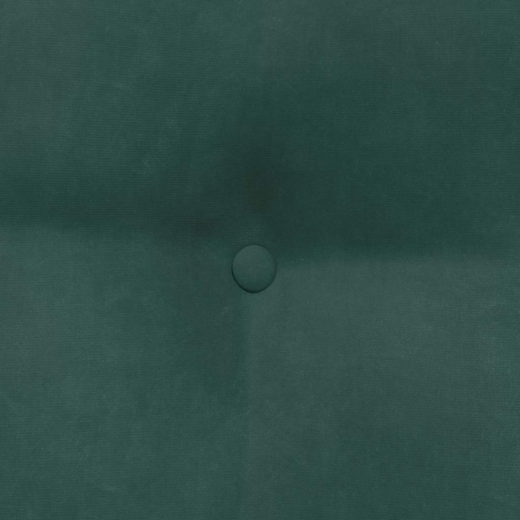 Rücken Kissen Dunkelgrün 60 x 24 x 50 cm Samt