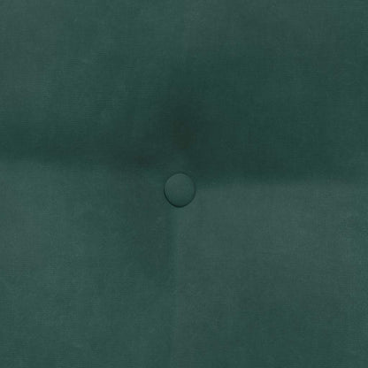 Rücken Kissen Dunkelgrün 60 x 24 x 50 cm Samt