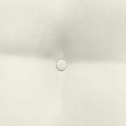 Rückenkissen Creme 60 x 24 x 50 cm Samt