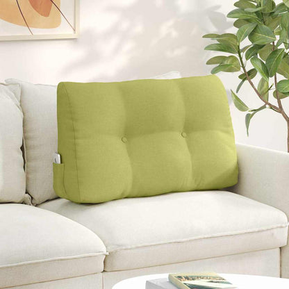 Rücken Kissen Hellgrün 80 x 24 x 50 cm Stoff