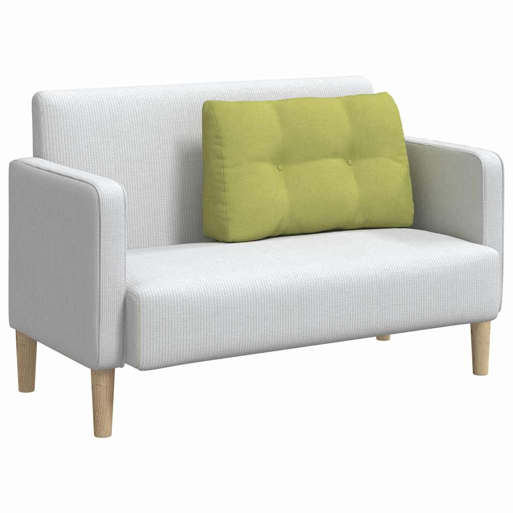 Rücken Kissen Hellgrün 80 x 24 x 50 cm Stoff